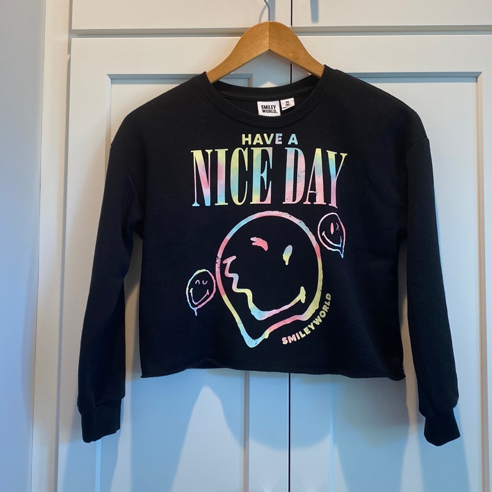 Back to School! Cropped sweatshirt